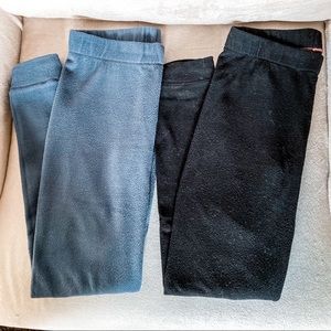 {Cuddl Duds} Fleece Leggings - Set of 2